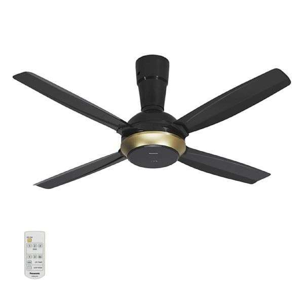 Quạt Trần 4 Cánh Panasonic F‑56XPG Màu Đen Chiều Dài Ti 29.2cm