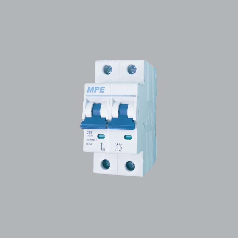 Cầu Dao Tự Động MCB 2P MPE 16A 6kA MP6-C216