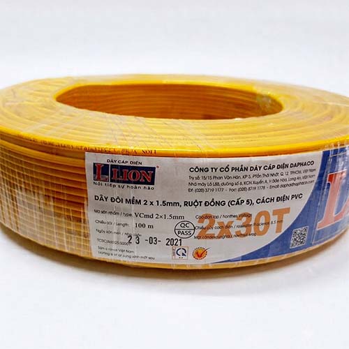 Dây Đôi Mềm Daphaco VCmd 2x1.5mm